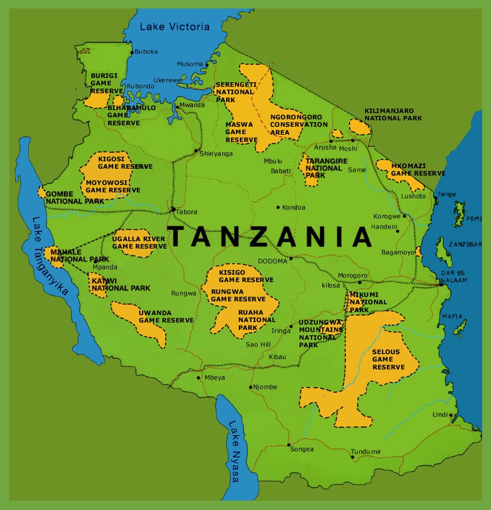 tanzania-national-parks-map