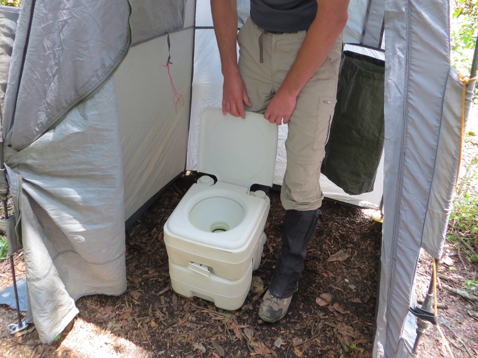 Private Toilet Tents On Kilimanjaro